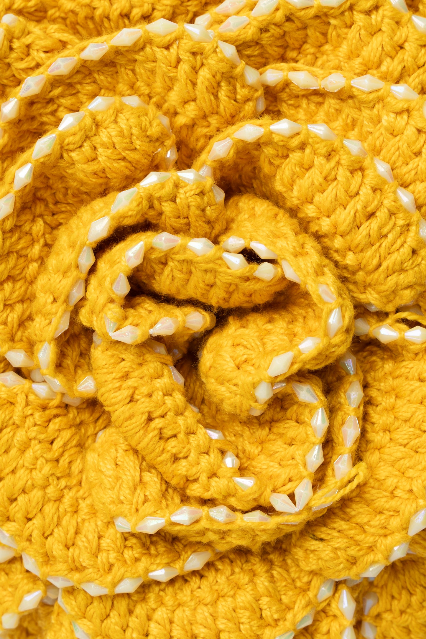 The Yellow Rose Beaded Potli