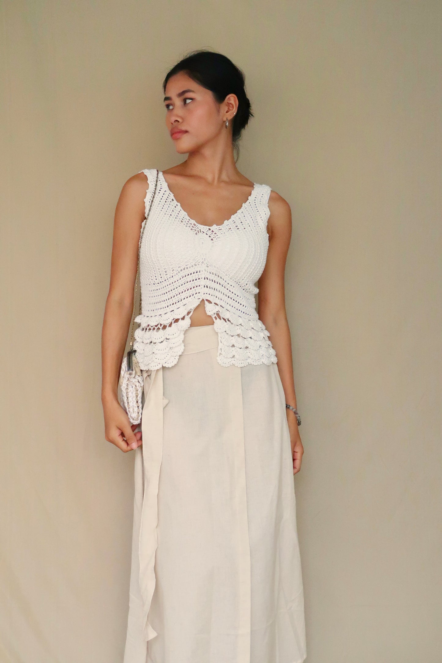 Natural Woven Clutch