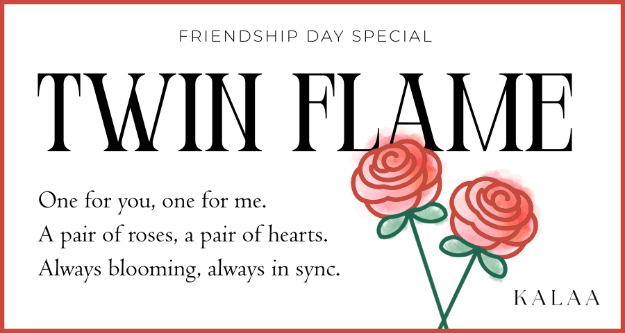 Twin Flame Roses Friendships Day Special