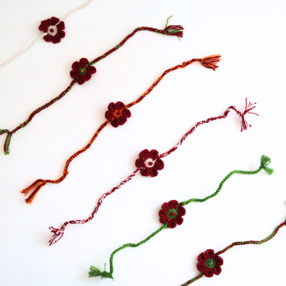 Best Last-Minute Rakhi Gifts for Brother & Sister: Unique Crochet Flowers on Blinkit