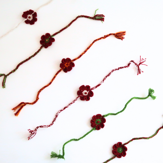 Best Last-Minute Rakhi Gifts for Brother & Sister: Unique Crochet Flowers on Blinkit