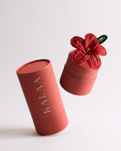 Lily Crochet Flower with Bloom Box