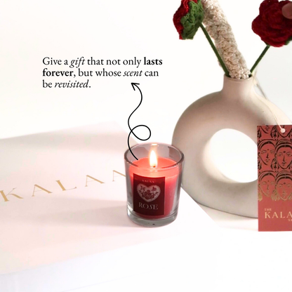 Forever Red Rose Crochet Flower Gift Set