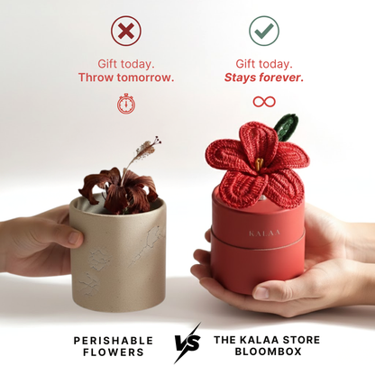 Lily Crochet Flower with Bloom Box