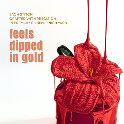 Lily Crochet Flower with Bloom Box