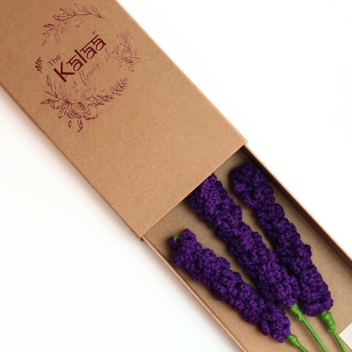Lavender Flowers Set of 3 Gift Box