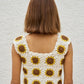 Crochet Sunflower Top
