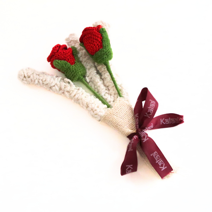 Handcrafted Crochet Rose Bouquet