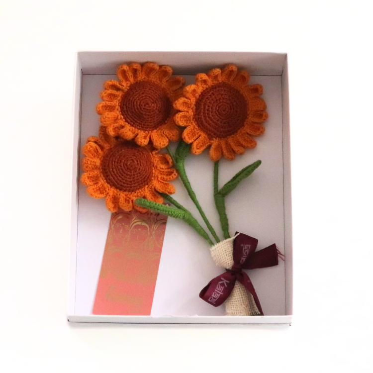 Handcrafted Crochet Flower- Sunflowers Bouquet