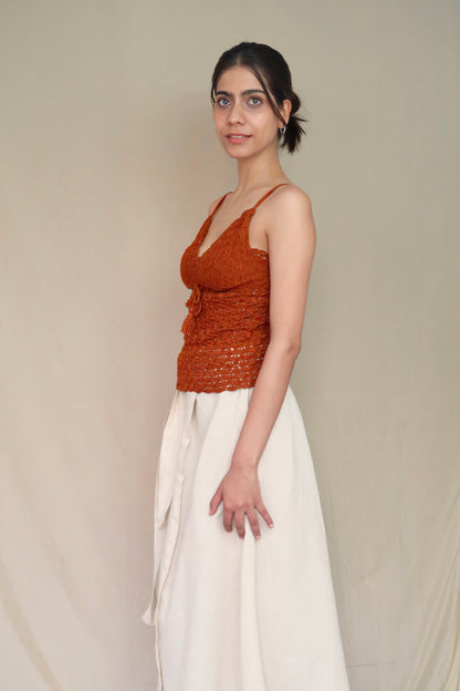 Crochet Corset Style Blouse