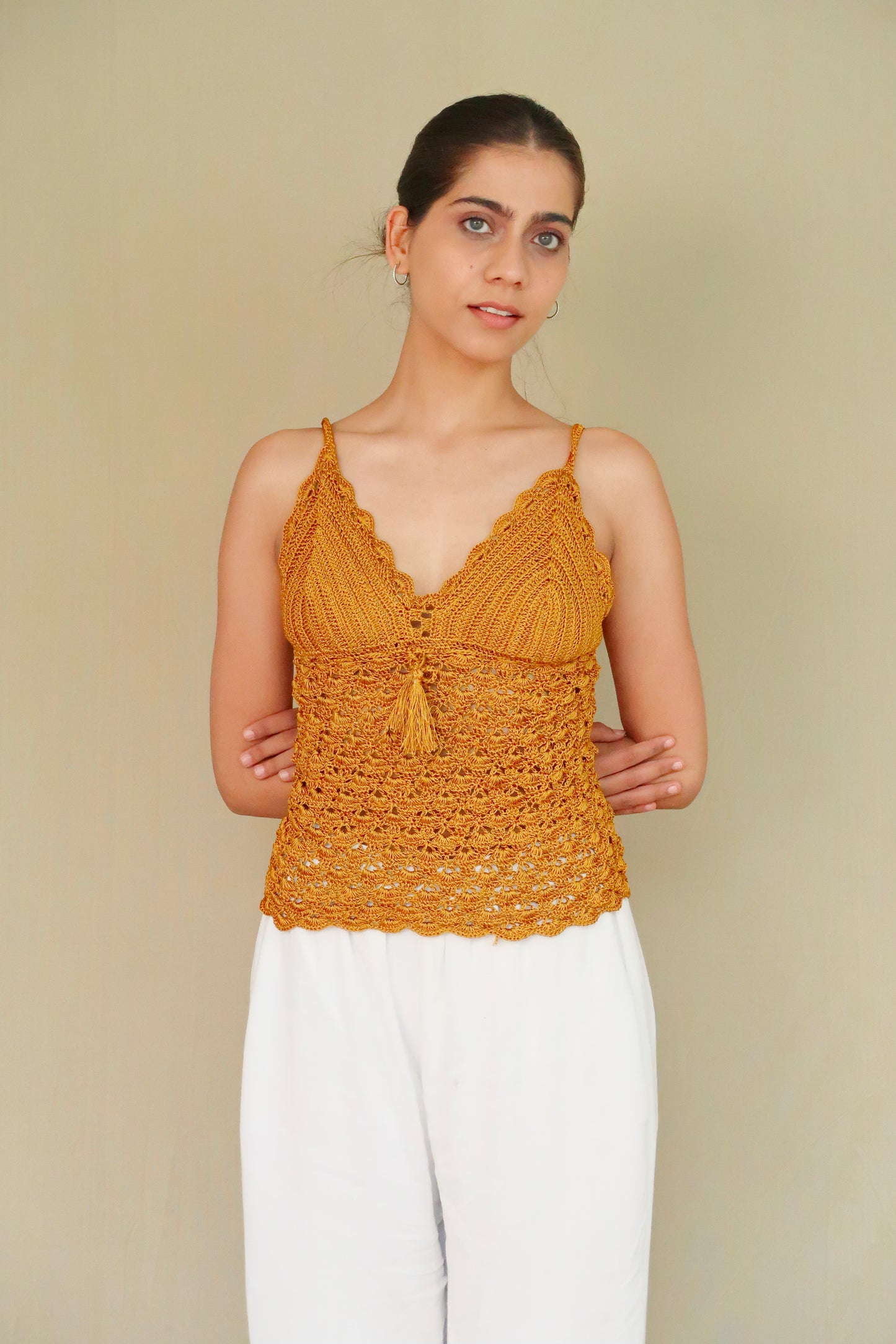 Crochet Vintage Glam Blouse