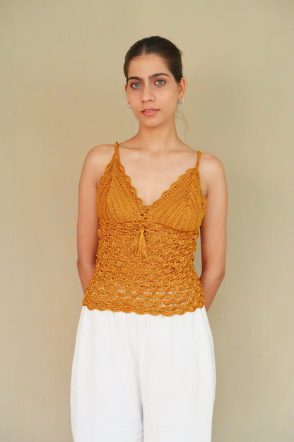 Crochet Vintage Glam Blouse