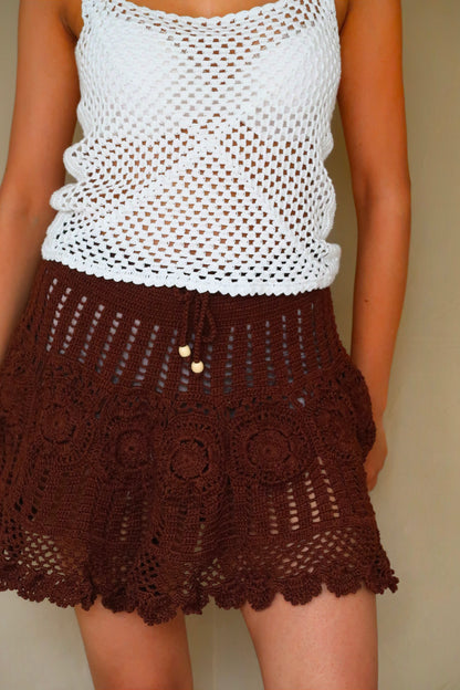 Crochet Flounce Skirt