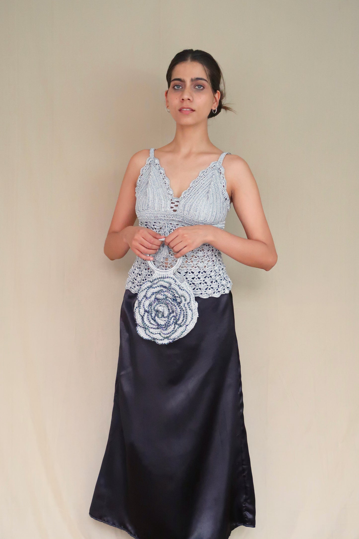Crochet Vintage Glam Blouse