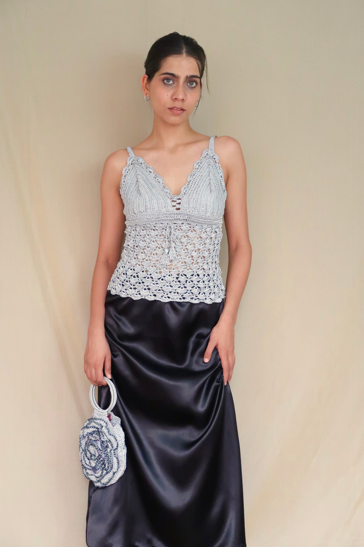 Crochet Vintage Glam Blouse