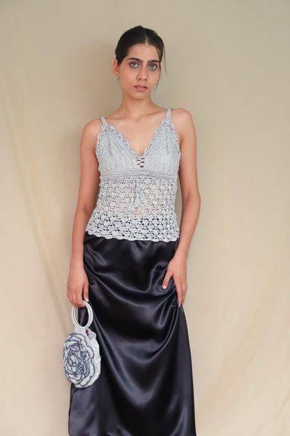Crochet Vintage Glam Blouse