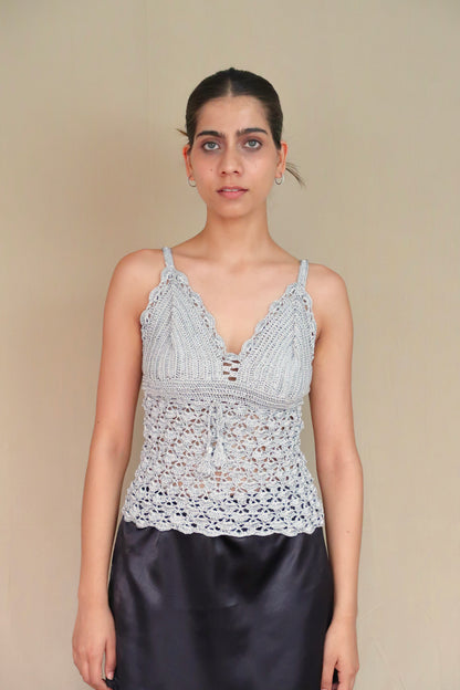 Crochet Vintage Glam Blouse