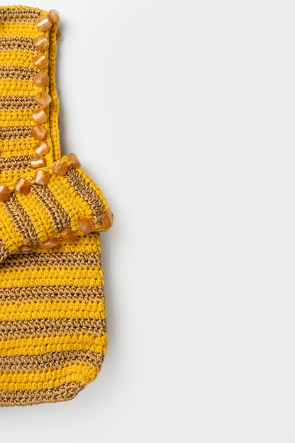 Japanese Knot Bag, Beaded