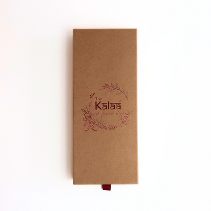 Handcrafted Crochet Flower- Single Red Rose Gift Box