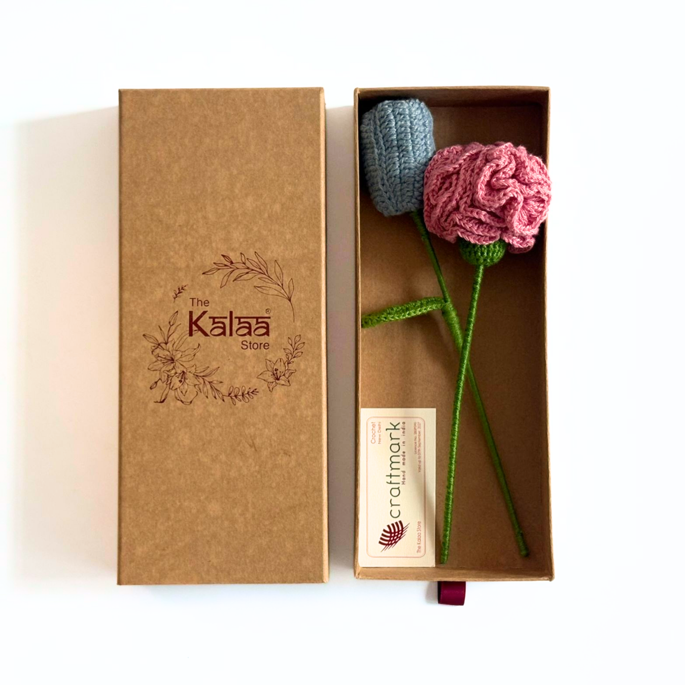 Paris Bloom Gift Box- Crochet Flowers