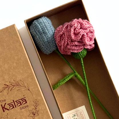 Paris Bloom Gift Box- Crochet Flowers
